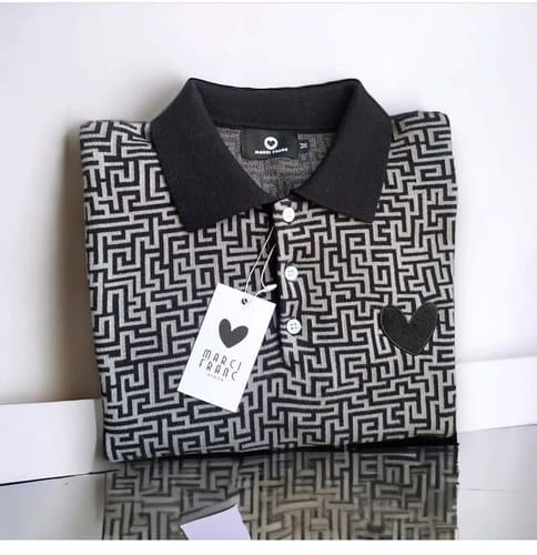 Customer photo review of MARCI FRANC DIAMOND POLO SHIRT