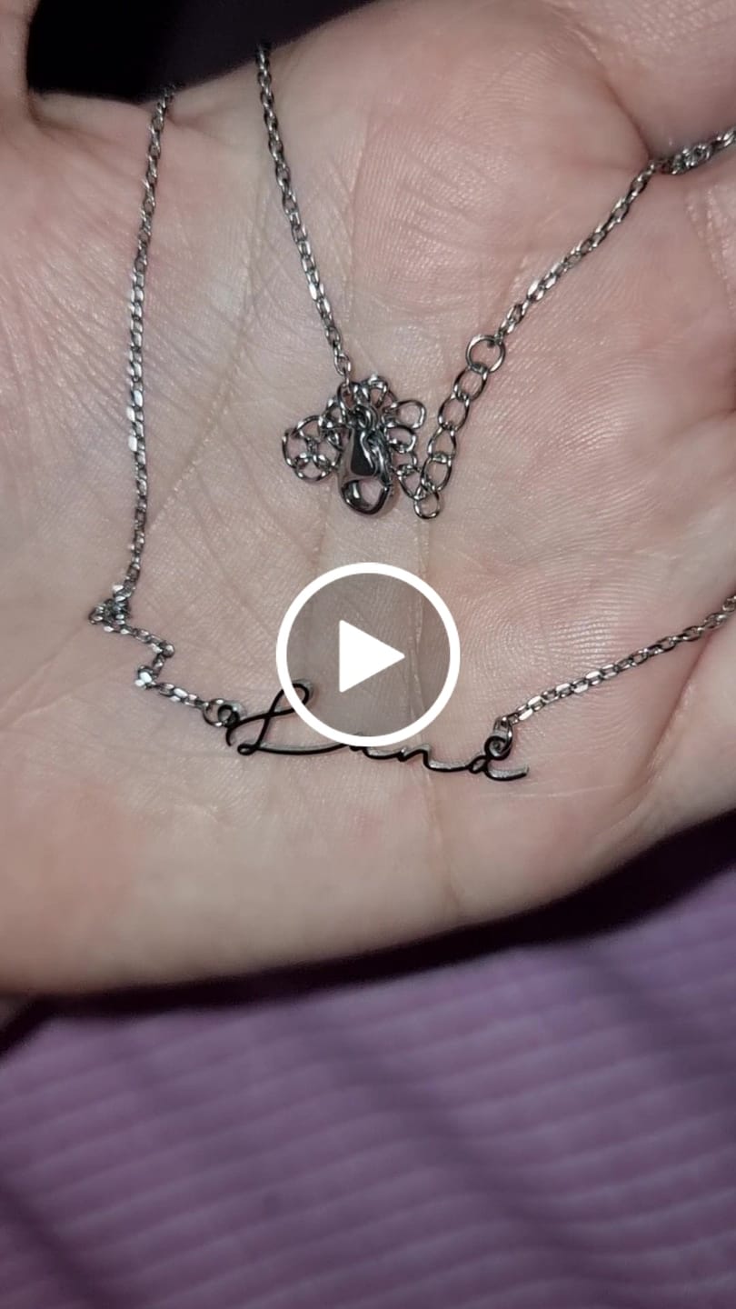 Customer video review of Collar My Name