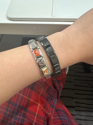 Customer photo review of Original Italian Charm Bracelet