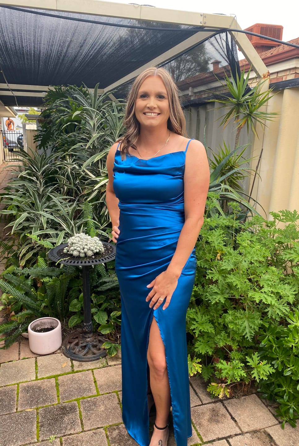 Customer photo review of Liquid Sun® Express Spray Tan Solution - Medium