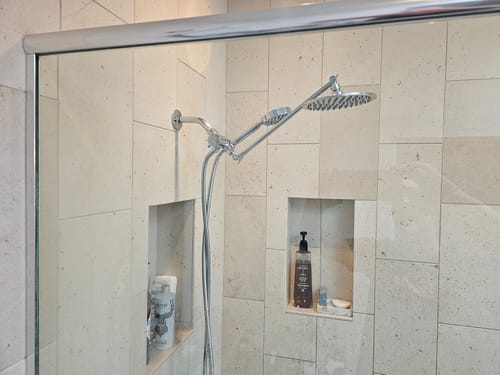 Customer photo review of 1-Spray Dual Shower Head Set