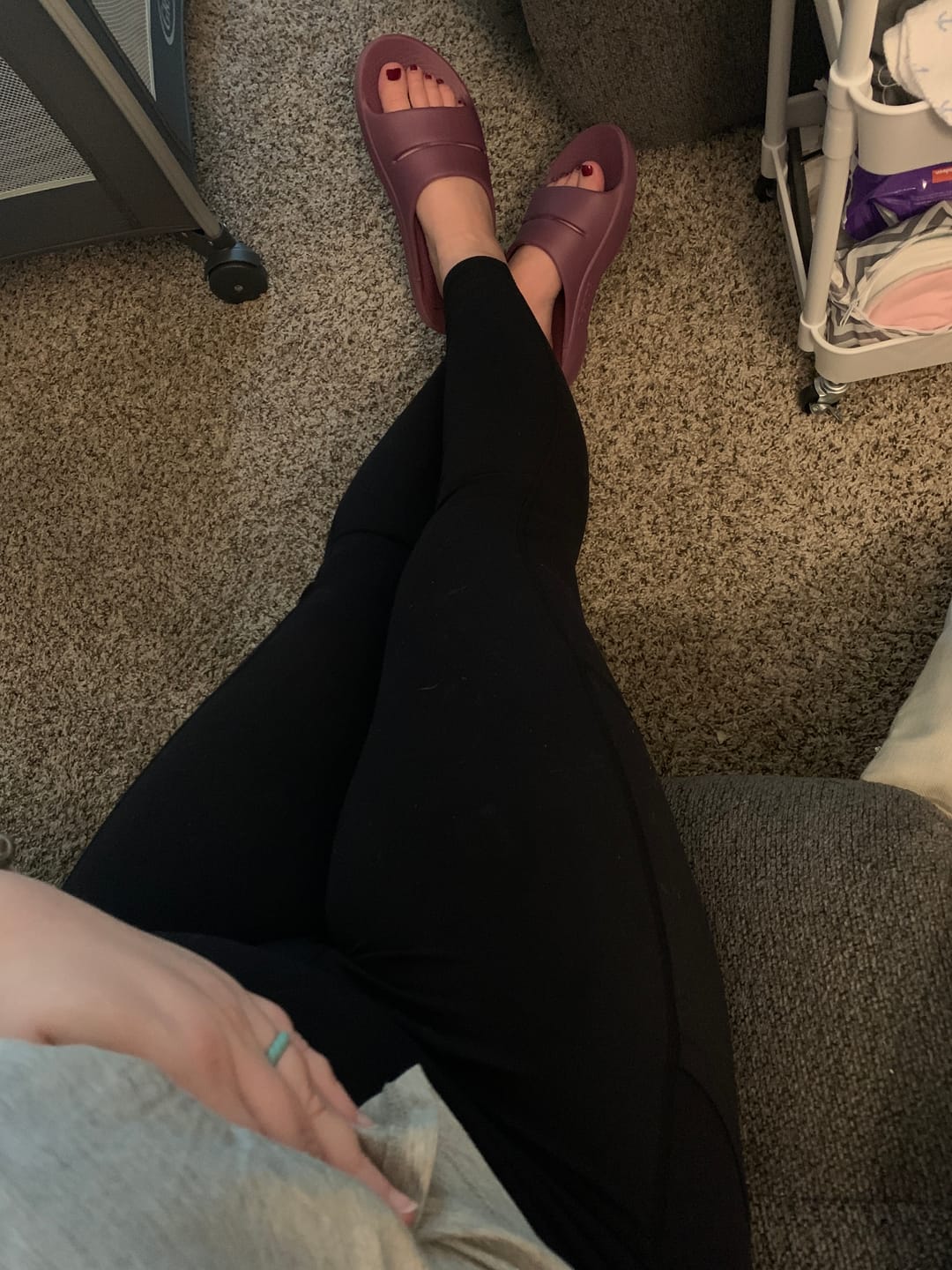 Customer photo review of Sima Pregnancy & Postpartum Leggings