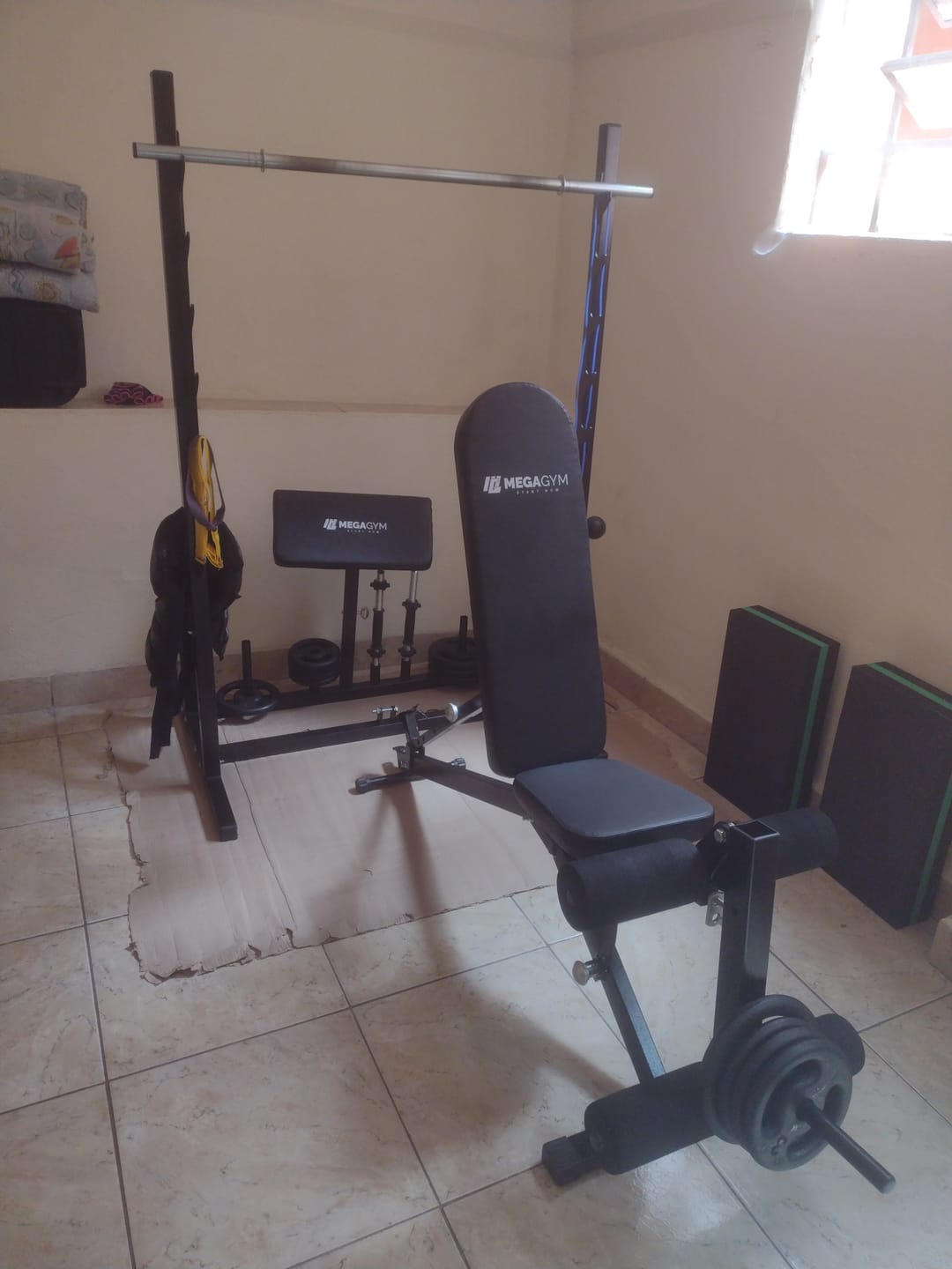 Customer photo review of Banco 10x1 Posições Com Rack Pro Completo
