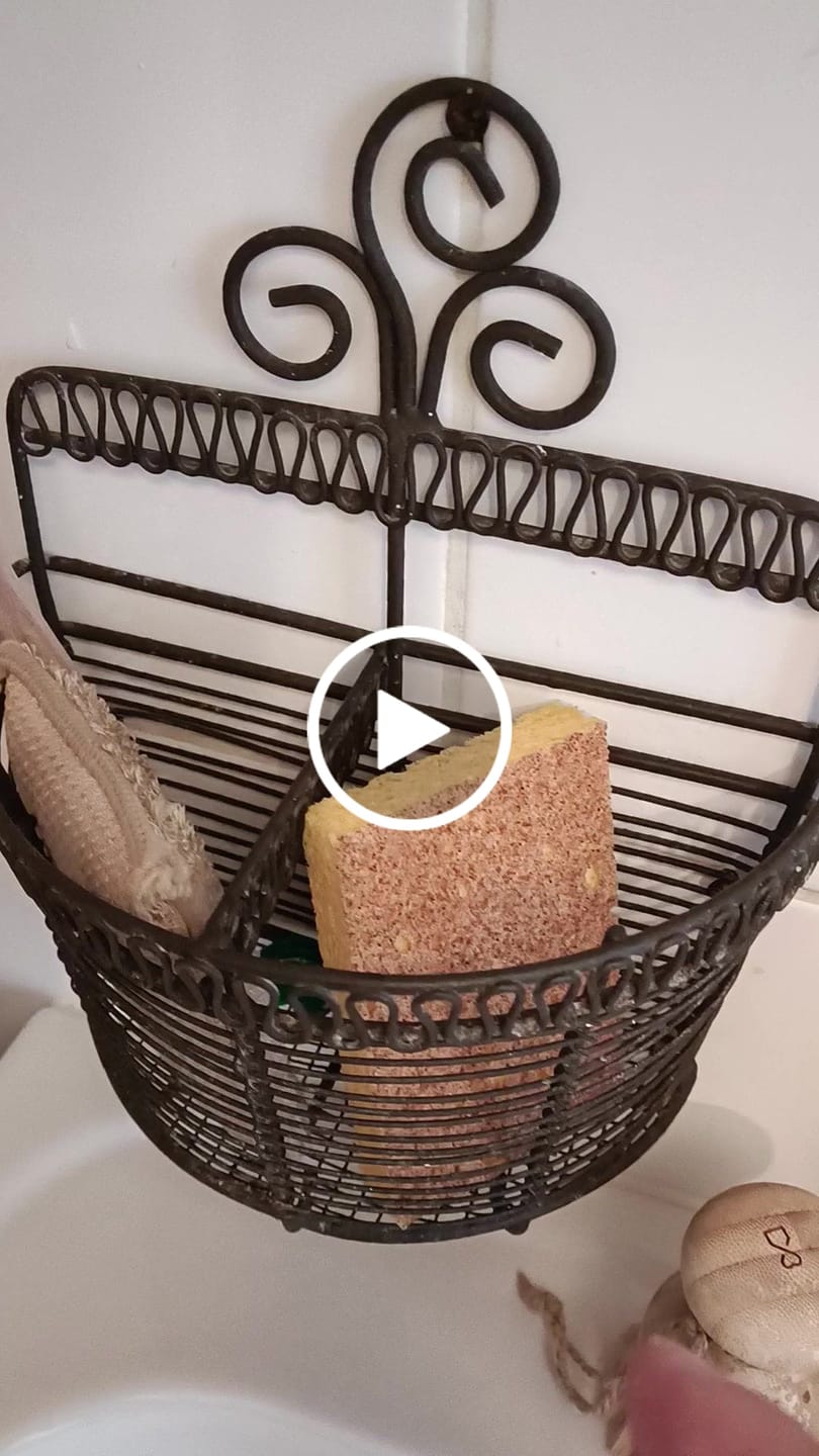 Customer video review of Éponge vaisselle noyaux de fruits (lot de 2)