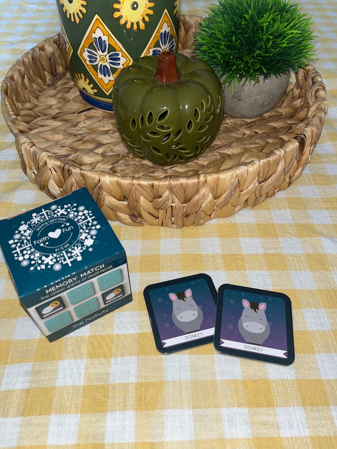 Customer photo review of Christmas Nativity Memory Match Game