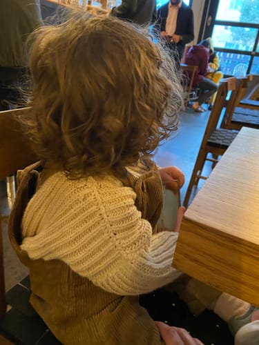 Customer photo review of Cord Overalls
