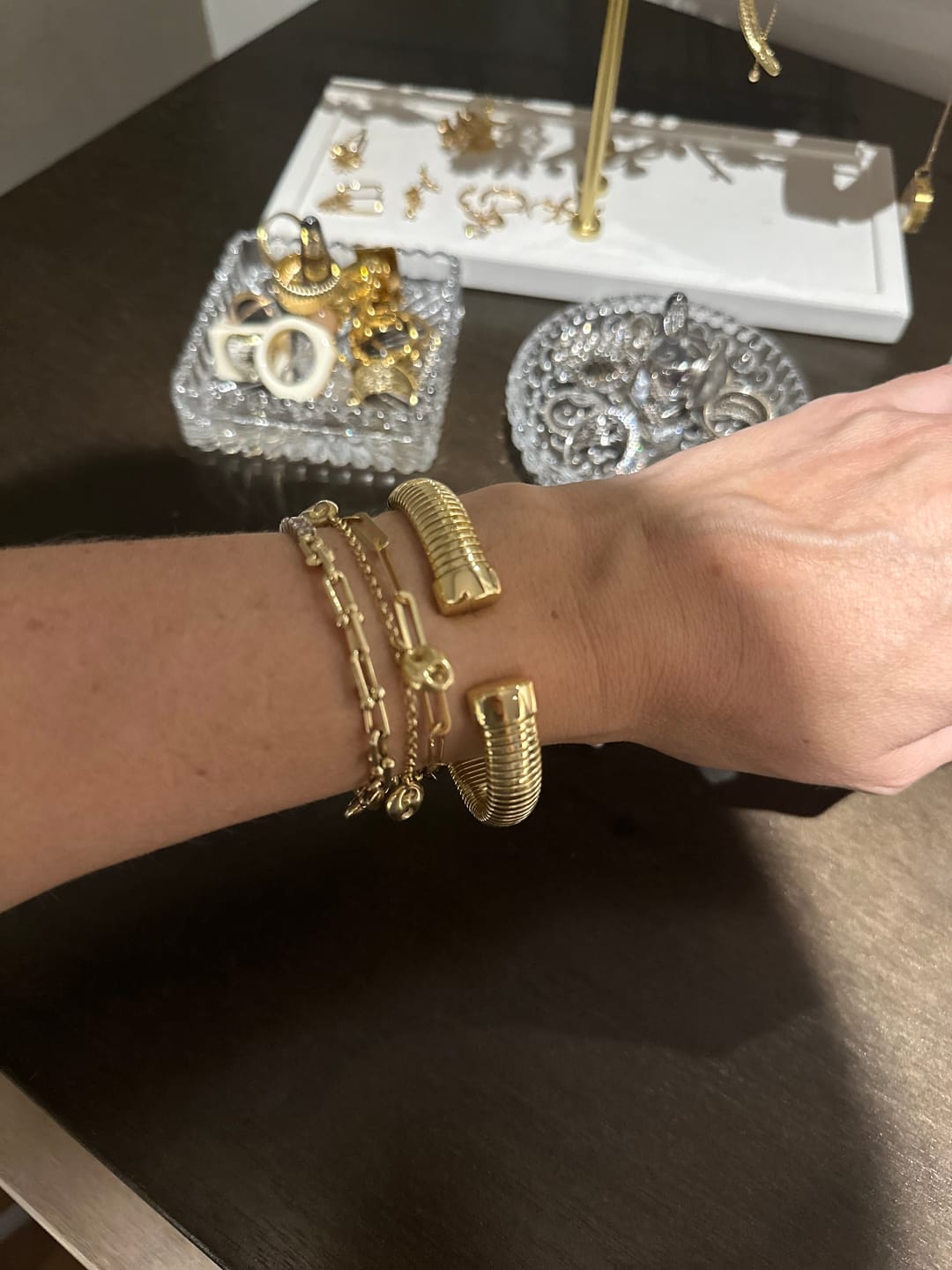 Customer photo review of Juliette Flat Bangle