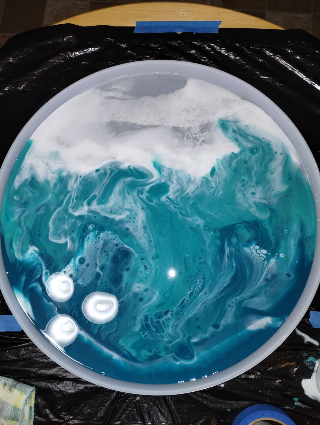 Customer photo review of Full Resin Art Kit