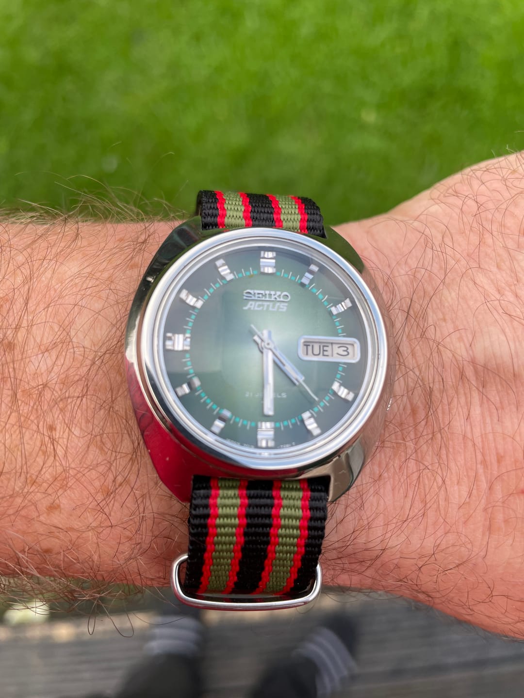 Customer photo review of Military Style Strap - Vintage James Bond