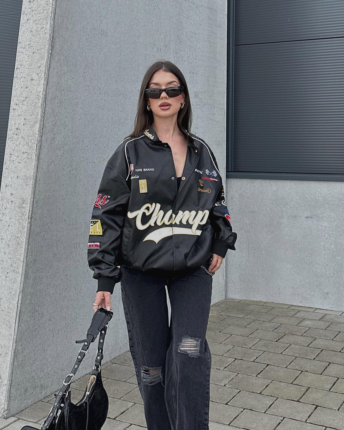 Customer photo review of Aelfric Eden Racing Leather Jacket