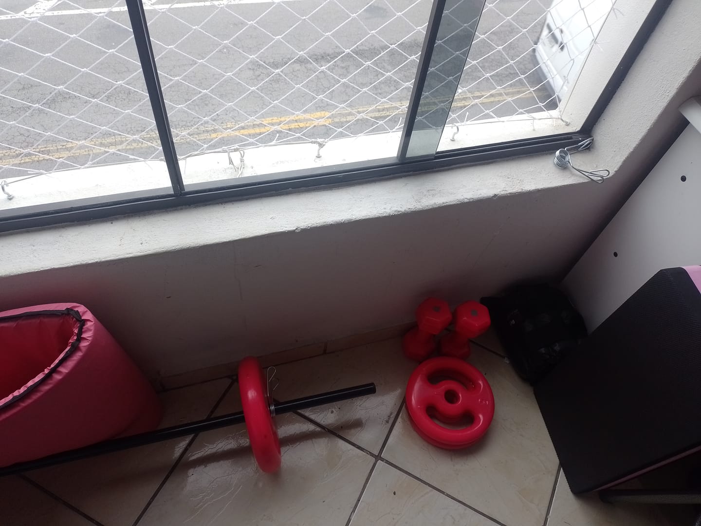 Customer photo review of Anilha 10kg Emborracha Furo 31mm