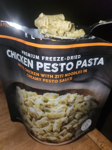 Customer photo review of Chicken Pesto Pasta