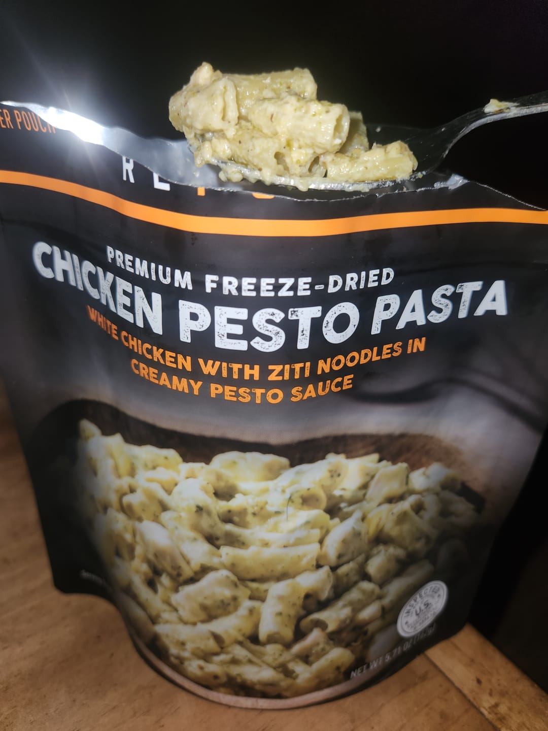 Customer photo review of Chicken Pesto Pasta