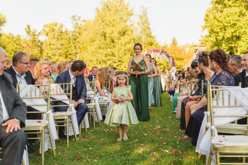 Customer photo review of Toddler Elegant Princess Dress with Bows Girl Summer Party Gown Formal Dresses for Kids