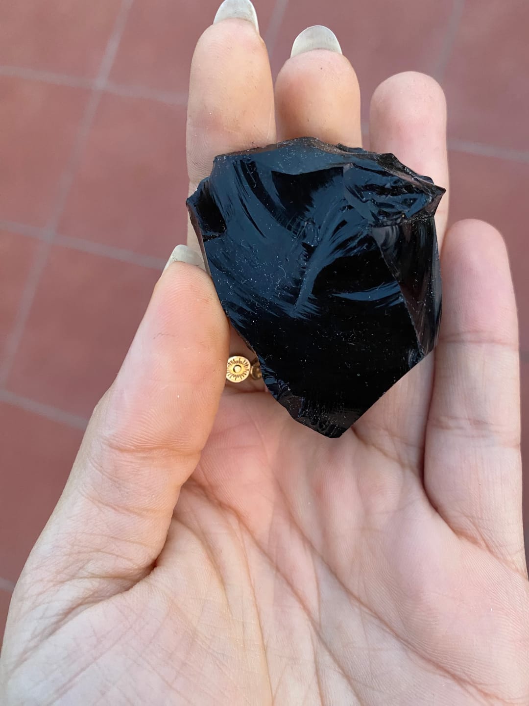 Customer photo review of Obsidiana negra Masivo | Autorrealización - Protección