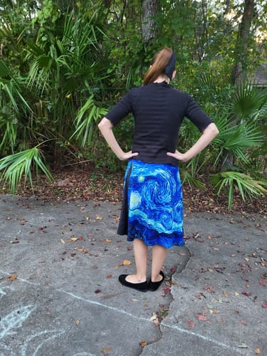 Customer photo review of The Starry night Skirt