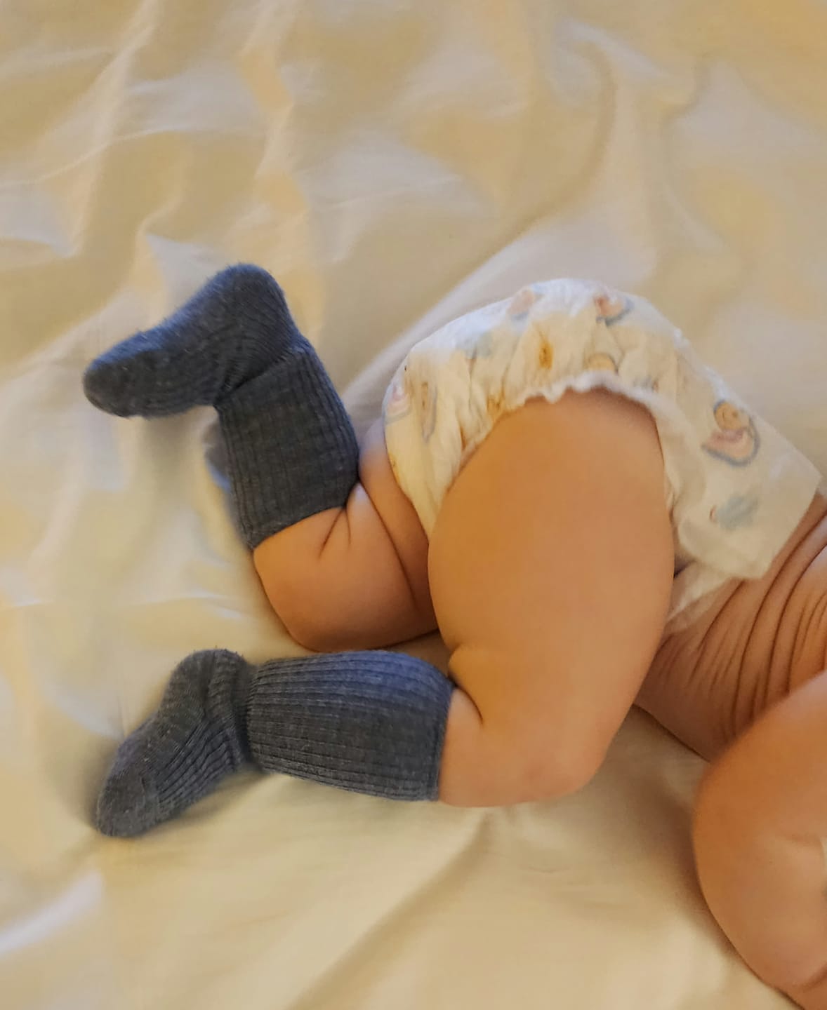 Customer photo review of Wool Socks, Baby and Toddler, Blue