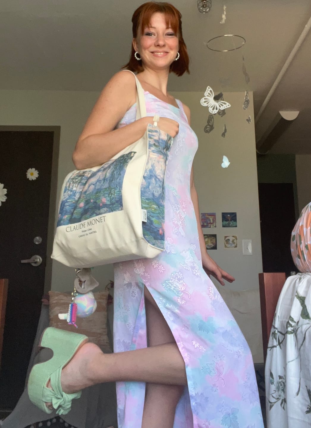Customer photo review of Claude Monet "Water Lilies" - Tote Bag