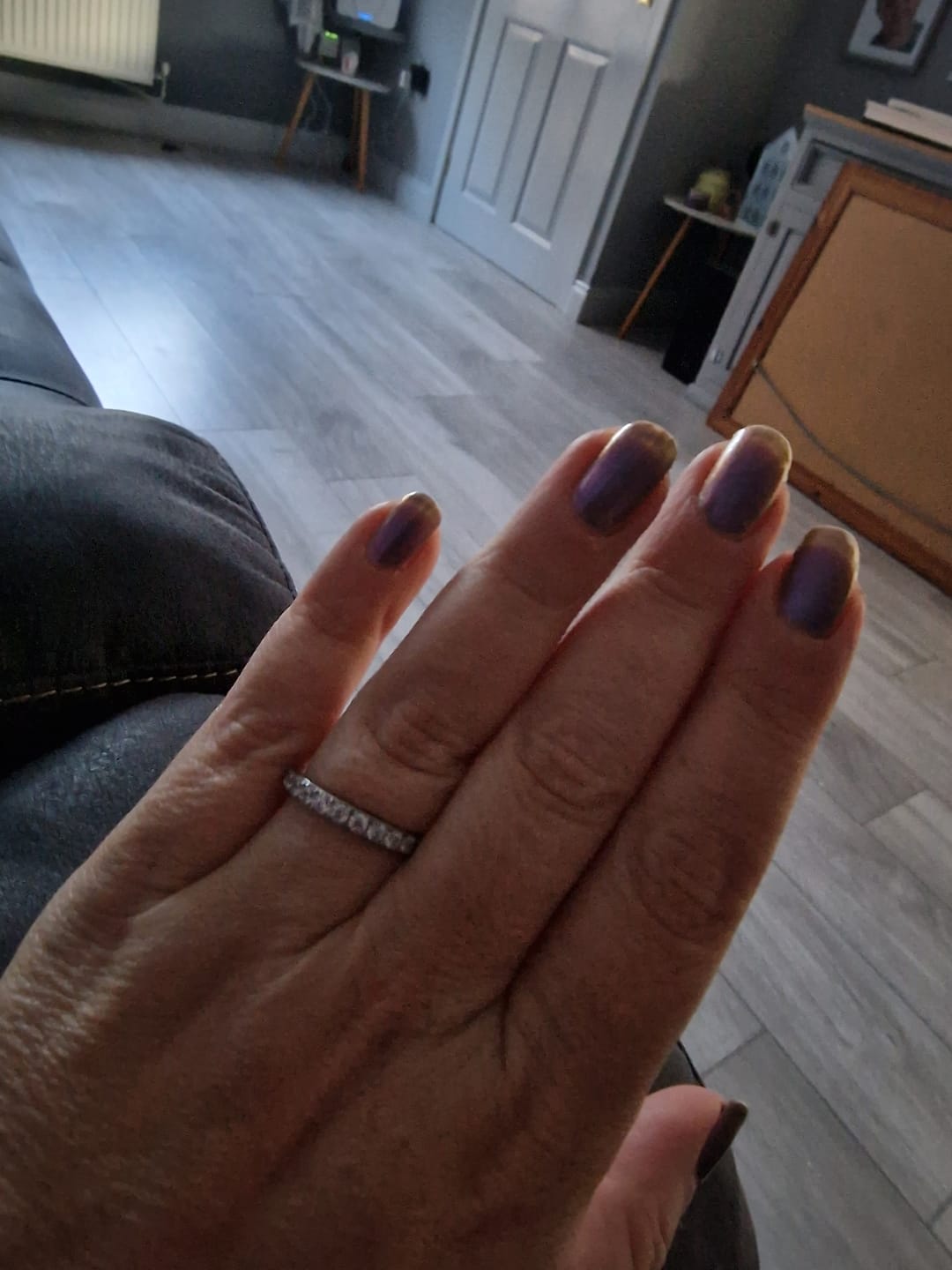 Customer photo review of White Gold 3mm Full Glitz Ring