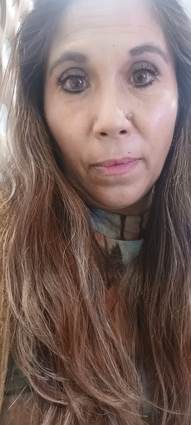 Customer photo review of Love Story Pea Brown Prescription Colored Contact Lenses