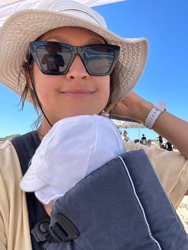 Customer photo review of Natural Face Sunscreen + Serum, BB Cream & Mineral Makeup