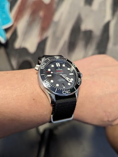 Customer photo review of Five Eye Nylon Watch Strap