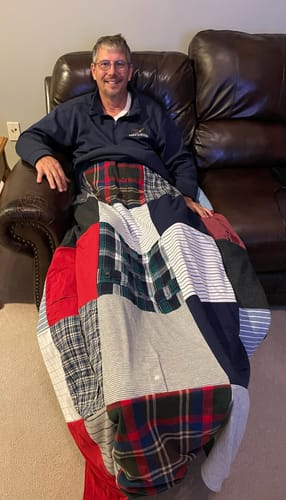 T-shirt quilt by Colleen from NY