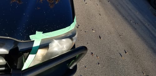 Customer photo review of 2 Sets- The Perfect Headlight Restoration Kit  - 67% OFF!