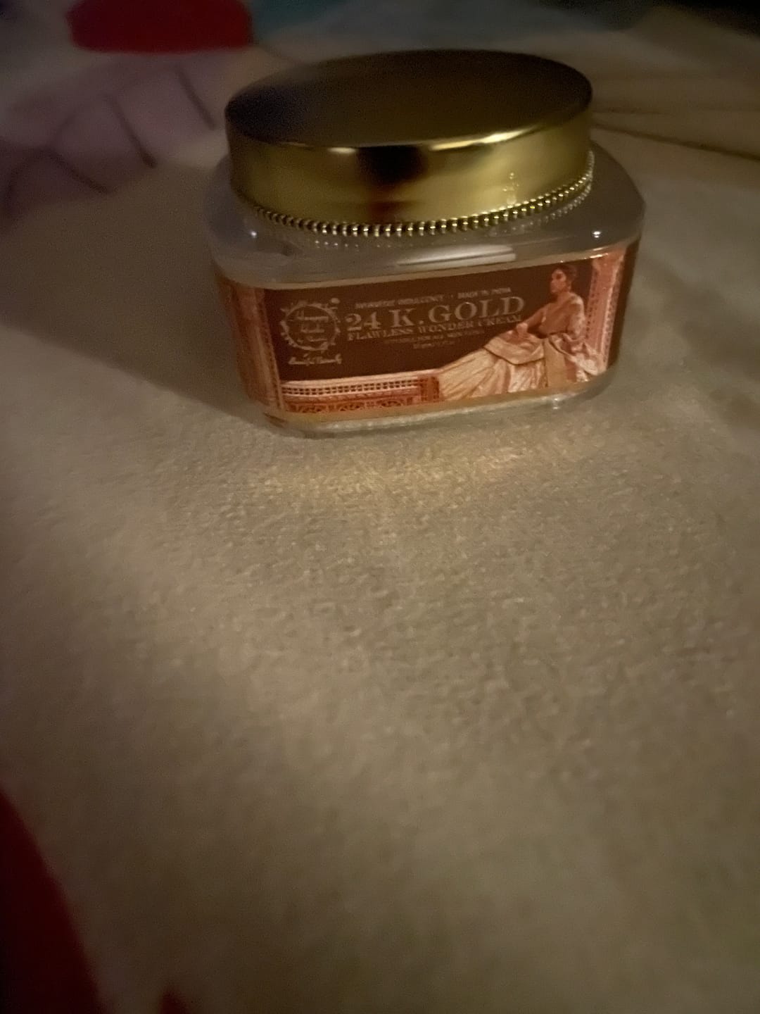 Customer photo review of 24K Gold Flawless Wonder Cream