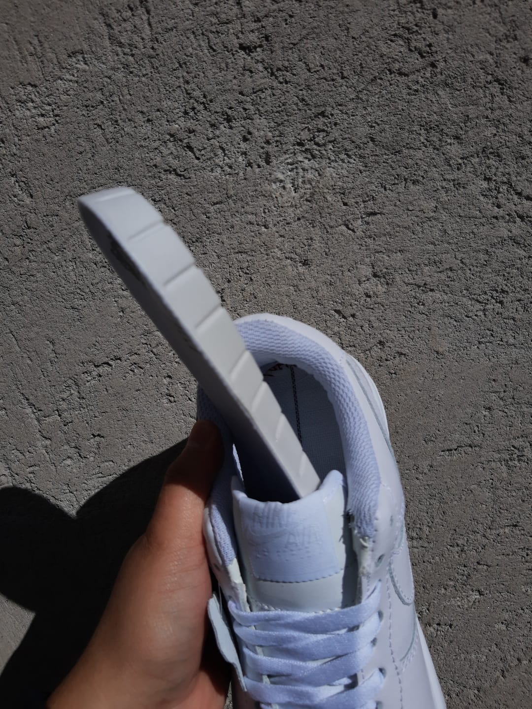 Customer photo review of Tenis Air Force 1 Blanco Total Piel 1.1