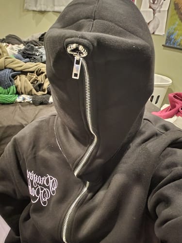 Customer photo review of ***PRE-ORDER*** Hoodie (Black/Lavender)