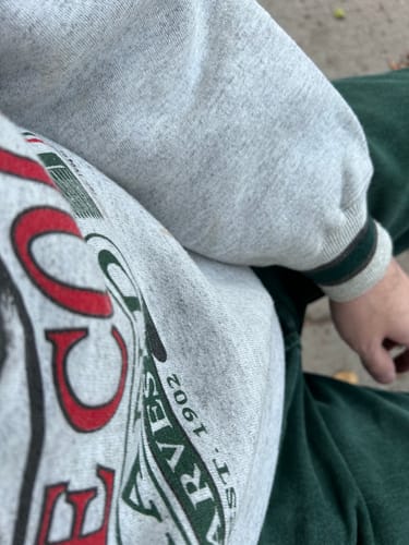 Customer photo review of Vintage Cranberries Cape Cod Sweatshirt Mens Medium Grey Sweater 90s