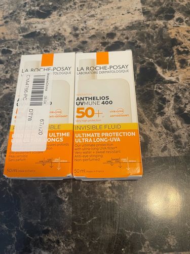 Customer photo review of BLOQUEADOR SOLAR La Roche-Posay Anthelios Shaka Fluid SPF 50 - 50 ML