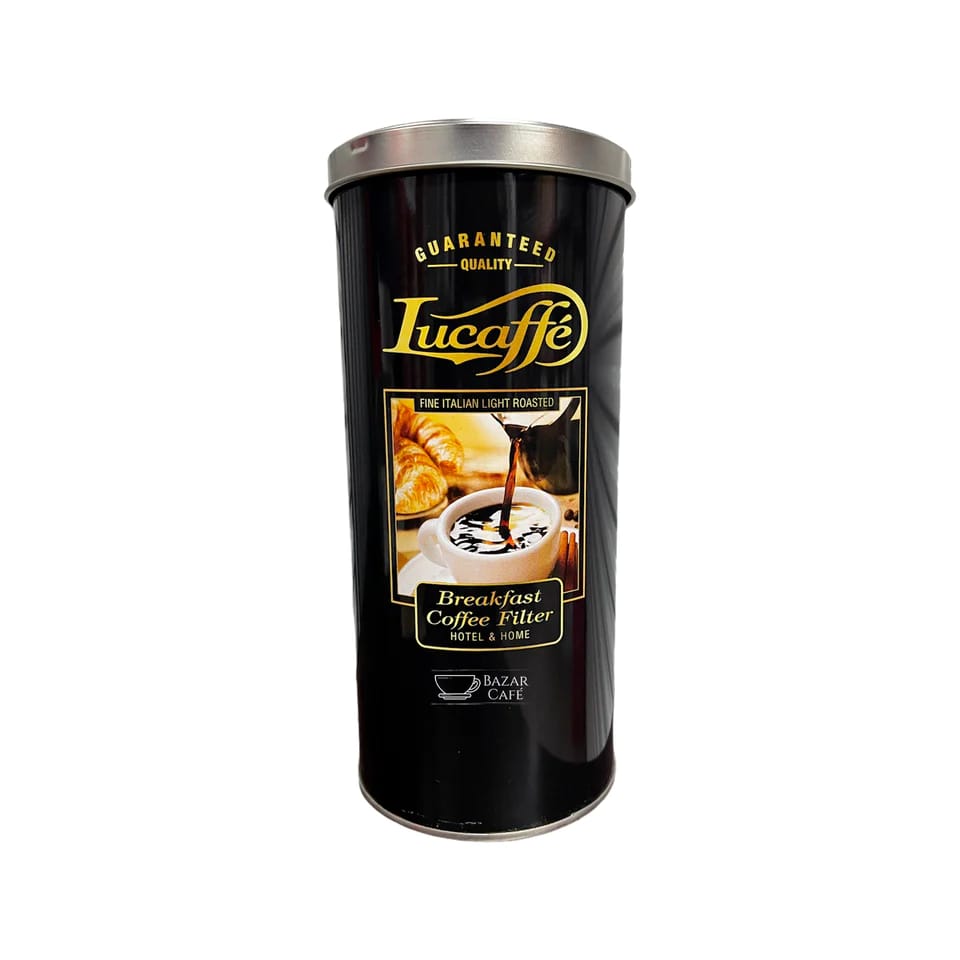 Customer photo review of Lucaffe Breakfast Coffee filter 500 grs Grano Molido