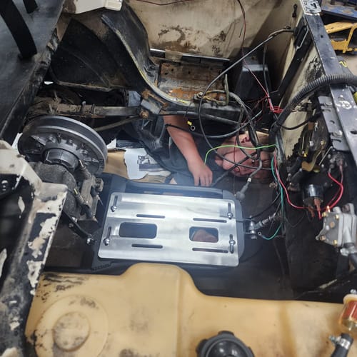 Customer photo review of Predator 22hp Installation Kit for 1994-2008 EZ-GO TXT / Medalist / Workhorse