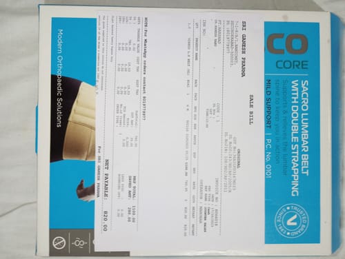 Customer photo review of Sacro Lumbar Belt (Mild Support) | Provides Support to Lower Back | Corrects Posture & Relieves Back Pain (Beige)