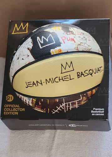 Customer photo review of Official Jean-Michel Basquiat “Lifeblood” basketball