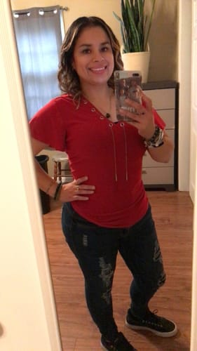 Customer photo review of Ultra-Sculpt Faja with Hooks & Round Lift CB452
