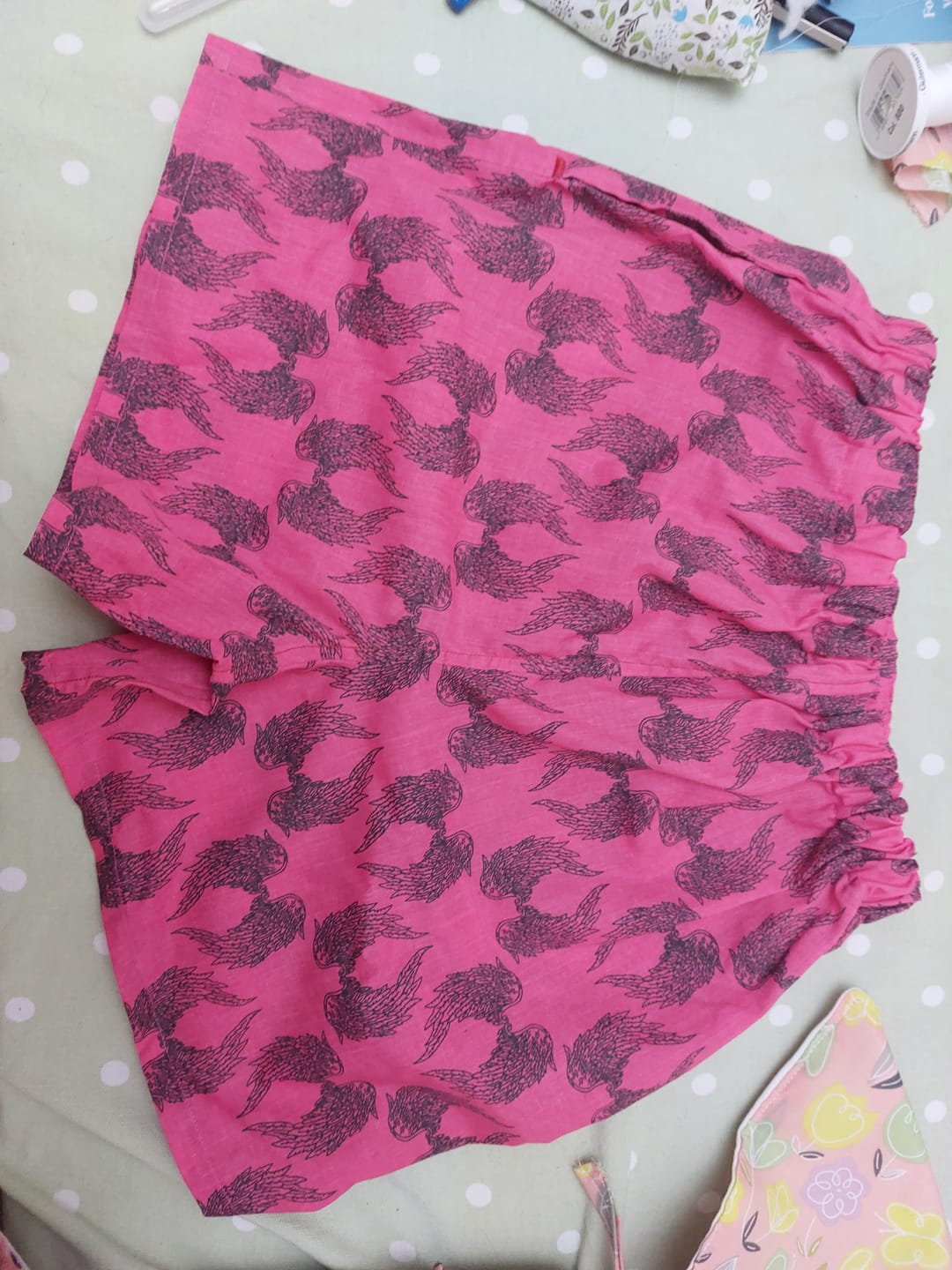 Customer photo review of Angel Wings Polycotton Fabric