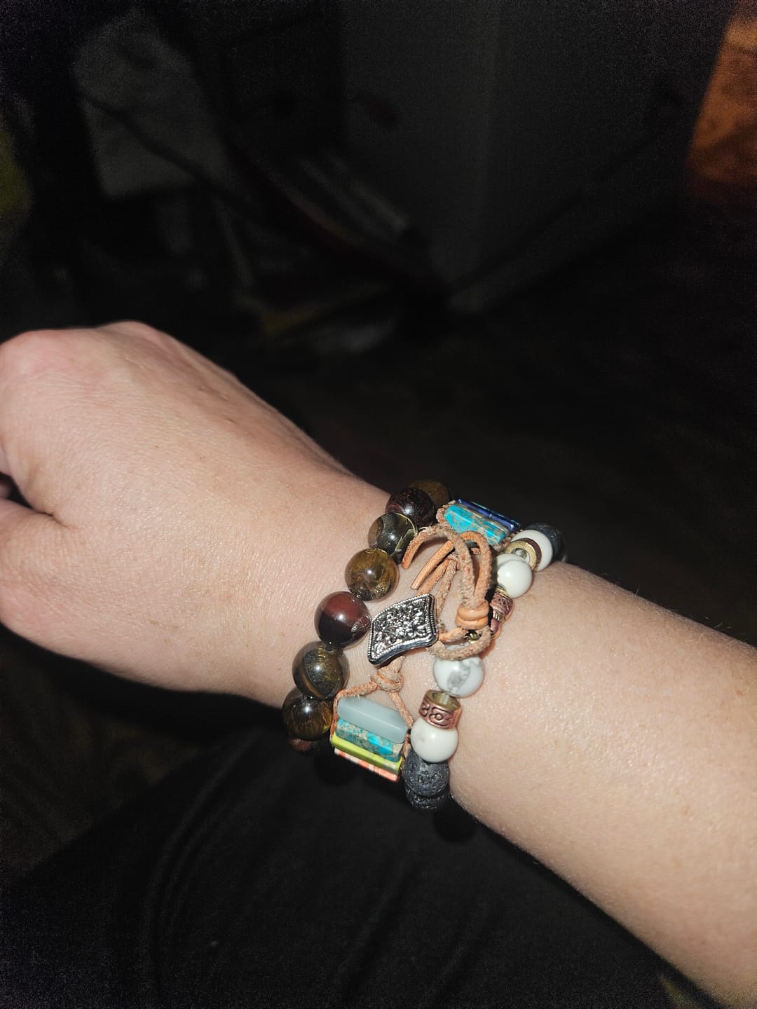 Customer photo review of 7 Chakras Balance Bracelet (Stone)
