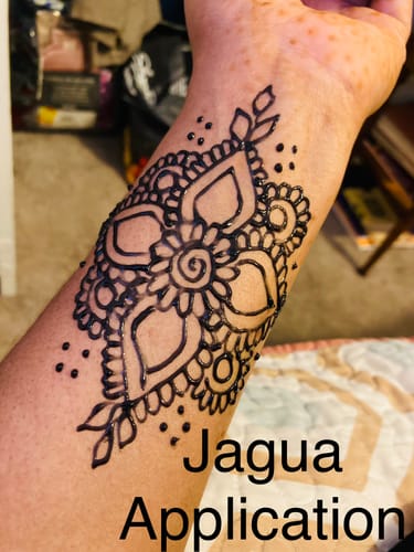 Customer photo review of 8 Ounce Bottle of Fresh Jagua tattoo Gel