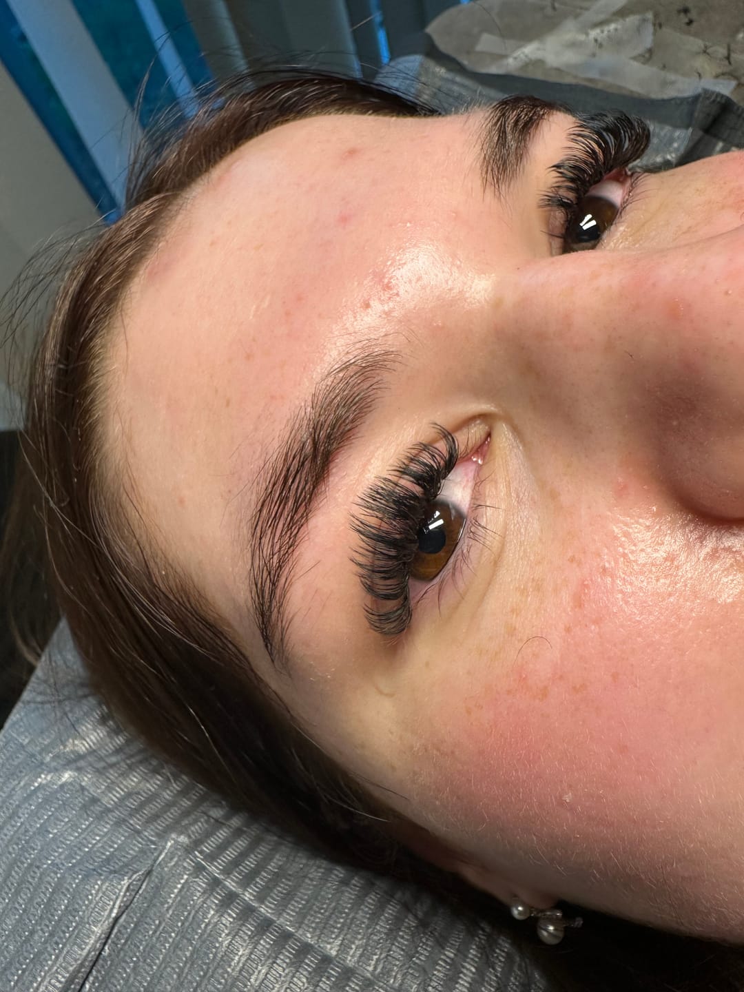 Customer photo review of 0.05 Easy Smart Fan Russian Volume Cashmere Lashes (16 lines)