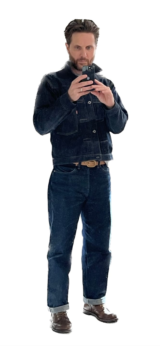 Customer photo review of Lot 47801XX 1947 Selvedge Denim Jeans