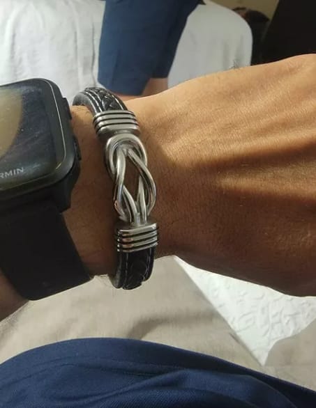 Customer photo review of Aan Mijn Zoon - Ik hou voor altijd van jou - Infinity Armband