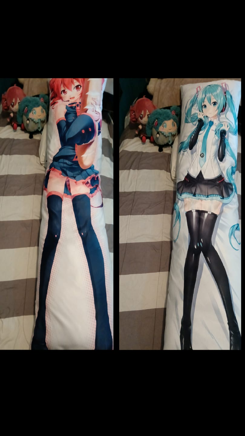 Customer photo review of Custom Body Pillow Cover