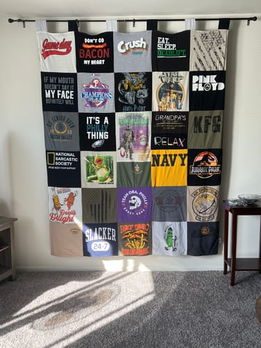 Customer photo review of Make it a wall hanging