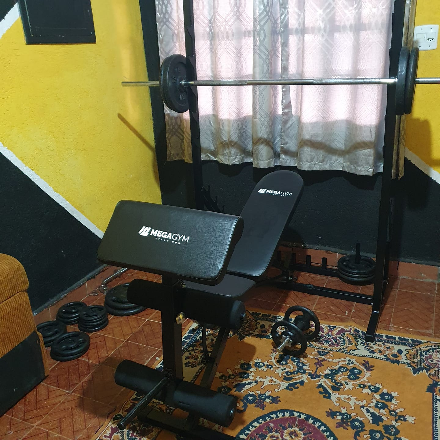 Customer photo review of Banco 10x1 Posições Com Rack Pro Completo
