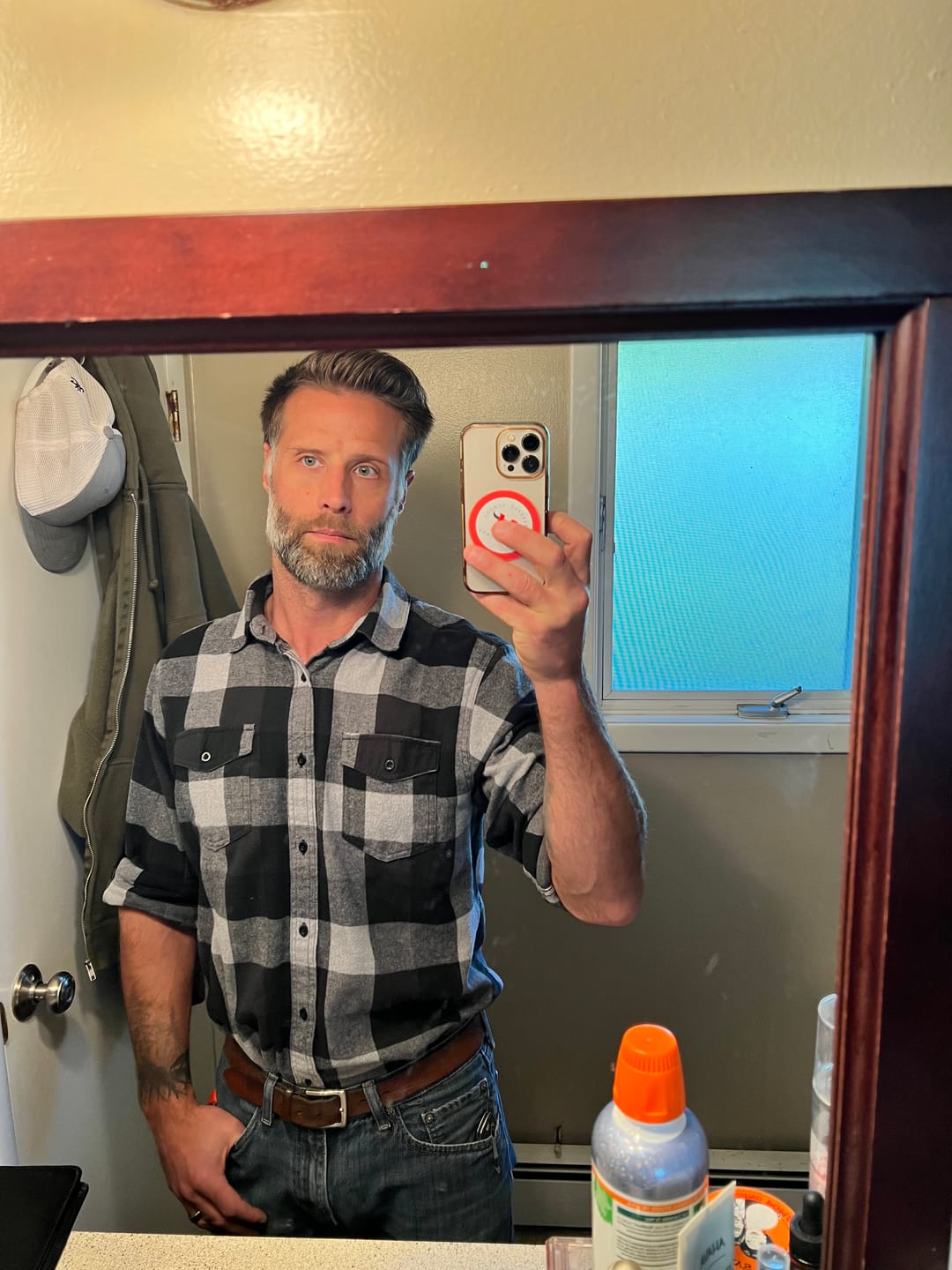 Customer photo review of Flannel Charcoal