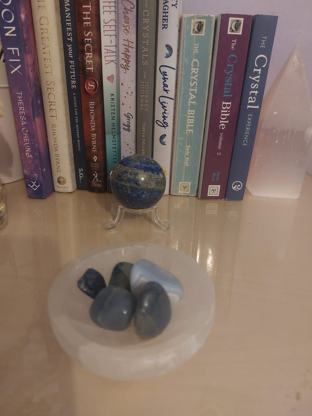 Customer photo review of Selenite - Bowl