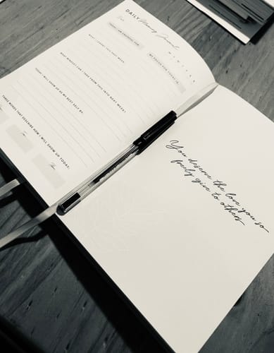 Customer photo review of Write It Out Gratitude Journal